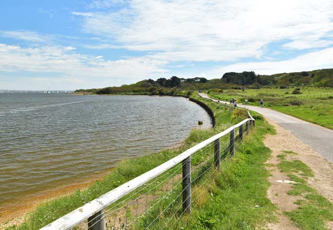 Christchurch harbour footpaths