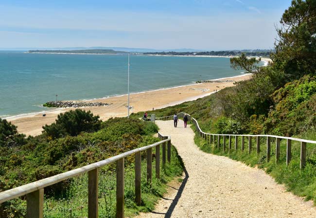 Highcliffe beach