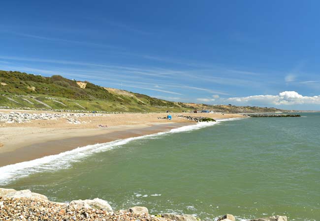 Highcliffe beach