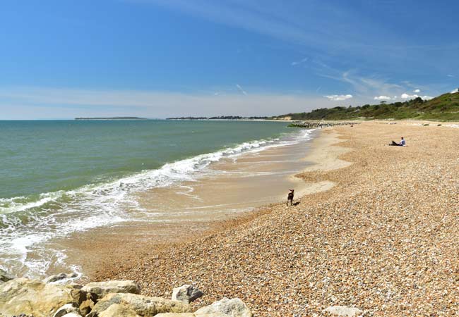 Highcliffe beach