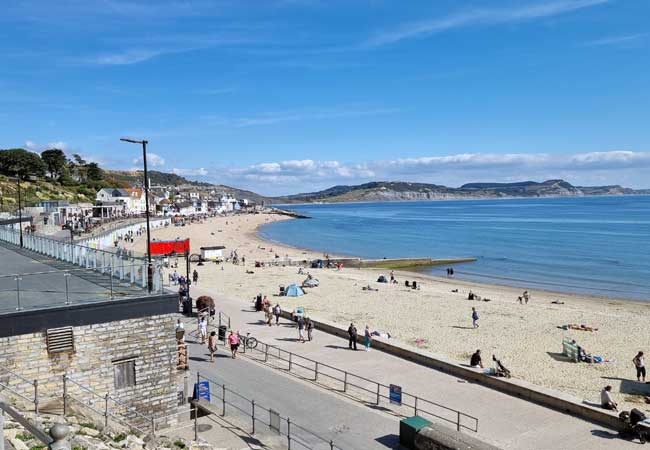 Lyme Regis beach 