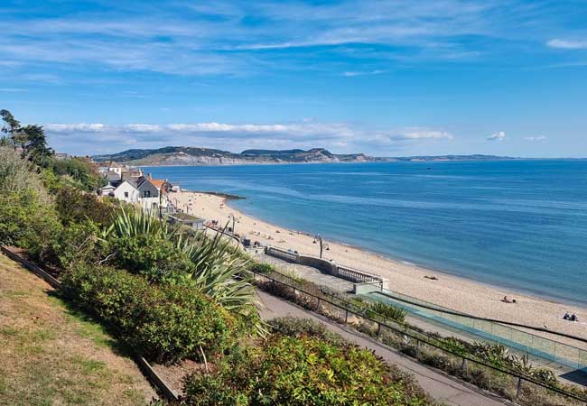 La playa de Lyme Regis