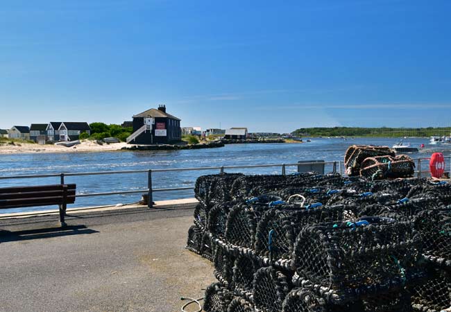 Le quai de Mudeford quay