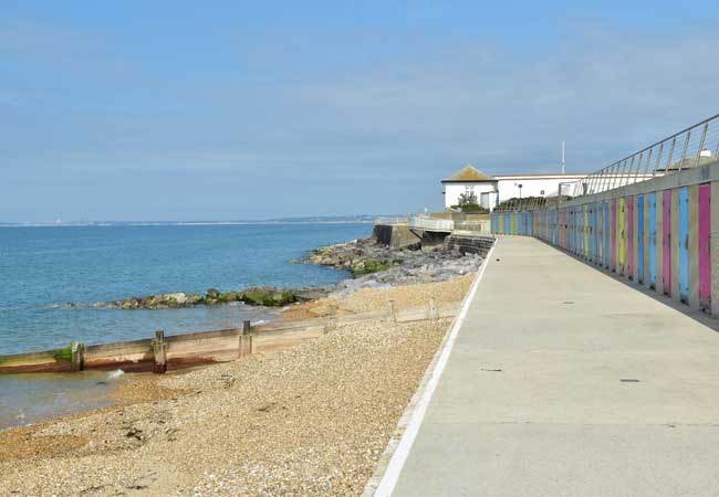 Milford on Sea beach new